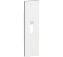 Bticino LIVING NOW. Лицевая панель для зарядных устройств USB 1 модуль.Цвет Белый.